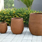 Maximize Patio Style With Large Planters That Create Strong Visual Anchors